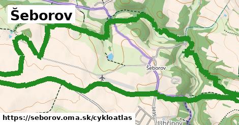 ikona Šeborov: 1,52 km trás cykloatlas v seborov