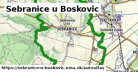ikona Mapa autoatlas v sebranice-u-boskovic