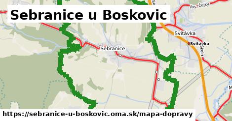 ikona Mapa dopravy mapa-dopravy v sebranice-u-boskovic