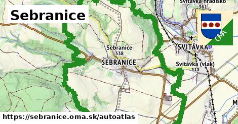 ikona Mapa autoatlas v sebranice