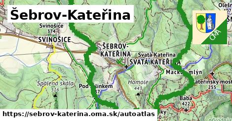 ikona Mapa autoatlas v sebrov-katerina