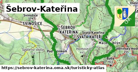 ikona Turistická mapa turisticky-atlas v sebrov-katerina