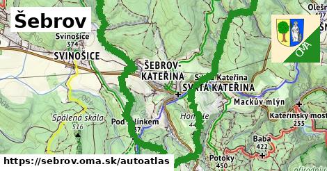 ikona Mapa autoatlas v sebrov