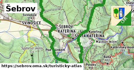 ikona Turistická mapa turisticky-atlas v sebrov