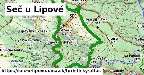 ikona Turistická mapa turisticky-atlas v sec-u-lipove