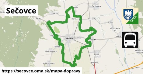 ikona Mapa dopravy mapa-dopravy v secovce
