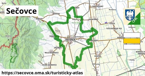 ikona Turistická mapa turisticky-atlas v secovce