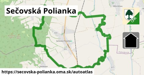 ulice v Sečovská Polianka