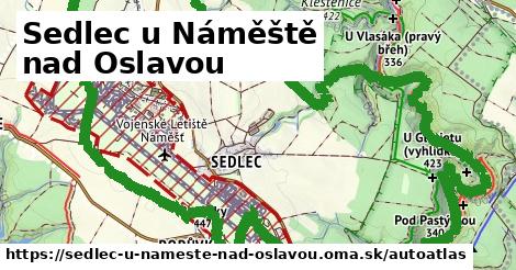 ulice v Sedlec u Náměště nad Oslavou