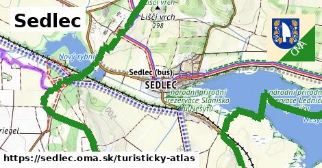 ikona Turistická mapa turisticky-atlas v sedlec