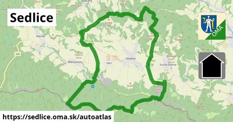 ikona Mapa autoatlas v sedlice