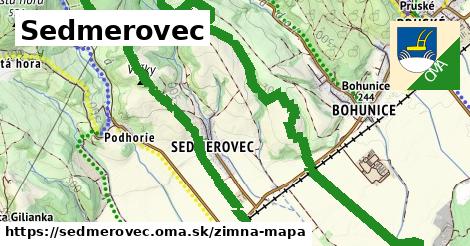 ikona Sedmerovec: 0 m trás zimna-mapa v sedmerovec