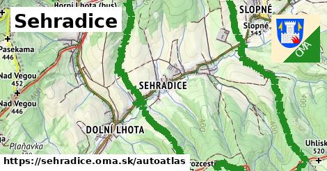 ikona Mapa autoatlas v sehradice