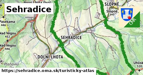 ikona Turistická mapa turisticky-atlas v sehradice