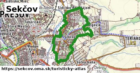 ikona Sekčov: 0 m trás turisticky-atlas v sekcov