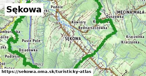 ikona Turistická mapa turisticky-atlas v sekowa