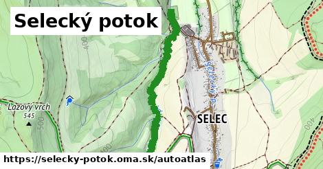 ikona Mapa autoatlas v selecky-potok