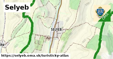 ikona Turistická mapa turisticky-atlas v selyeb