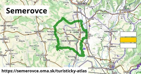 ikona Semerovce: 0 m trás turisticky-atlas v semerovce