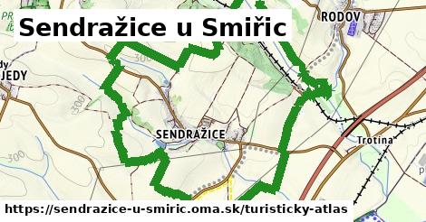 ikona Turistická mapa turisticky-atlas v sendrazice-u-smiric