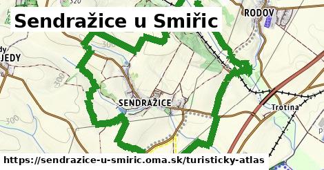 ikona Turistická mapa turisticky-atlas v sendrazice-u-smiric