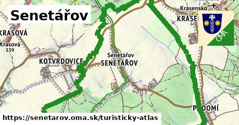 ikona Turistická mapa turisticky-atlas v senetarov