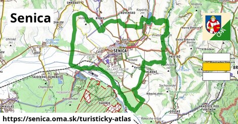 ikona Turistická mapa turisticky-atlas v senica