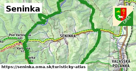 ikona Turistická mapa turisticky-atlas v seninka
