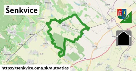 ikona Mapa autoatlas v senkvice