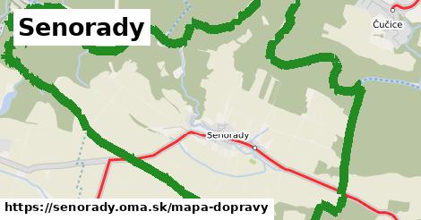 ikona Mapa dopravy mapa-dopravy v senorady