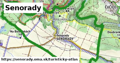 ikona Turistická mapa turisticky-atlas v senorady