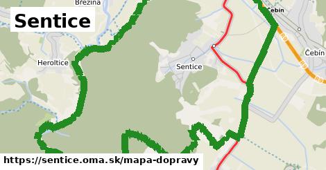 ikona Mapa dopravy mapa-dopravy v sentice