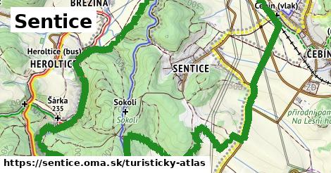 ikona Turistická mapa turisticky-atlas v sentice