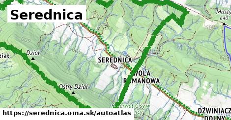 ikona Mapa autoatlas v serednica