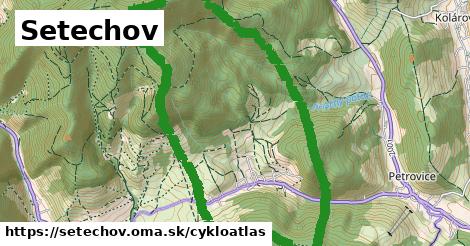 ikona Setechov: 1,68 km trás cykloatlas v setechov