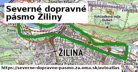 ulice v Severné dopravné pásmo Žiliny