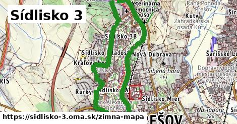 ikona Sídlisko 3: 0 m trás zimna-mapa v sidlisko-3