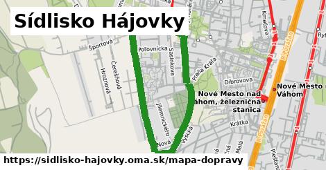 ikona Mapa dopravy mapa-dopravy v sidlisko-hajovky