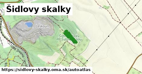 ikona Mapa autoatlas v sidlovy-skalky