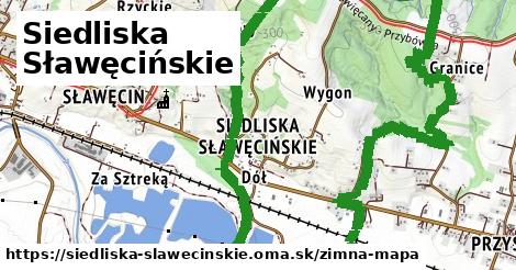 ikona Zimná mapa zimna-mapa v siedliska-slawecinskie