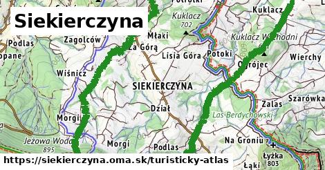 ikona Turistická mapa turisticky-atlas v siekierczyna