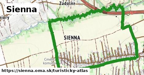 ikona Sienna: 0 m trás turisticky-atlas v sienna