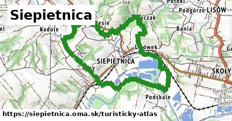 ikona Turistická mapa turisticky-atlas v siepietnica