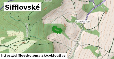 ikona Šifflovské: 0 m trás cykloatlas v sifflovske