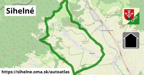 ikona Mapa autoatlas v sihelne