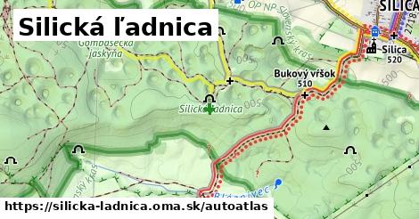 ikona Mapa autoatlas v silicka-ladnica