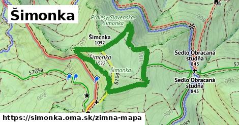 ikona Zimná mapa zimna-mapa v simonka