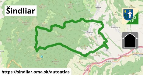 ikona Mapa autoatlas v sindliar