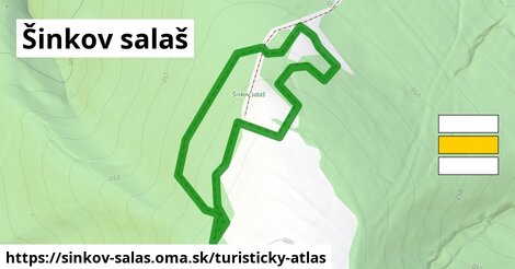 ikona Turistická mapa turisticky-atlas v sinkov-salas