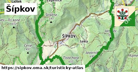 ikona Turistická mapa turisticky-atlas v sipkov